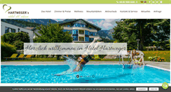 Desktop Screenshot of hotel-hartweger.at